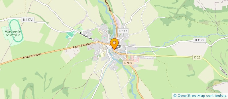 localisation de l'entreprise OFFICE DE TOURISME à VITTEAUX