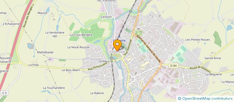 localisation de l'entreprise OFFICE DE TOURISME à CHEMILLE-EN-ANJOU