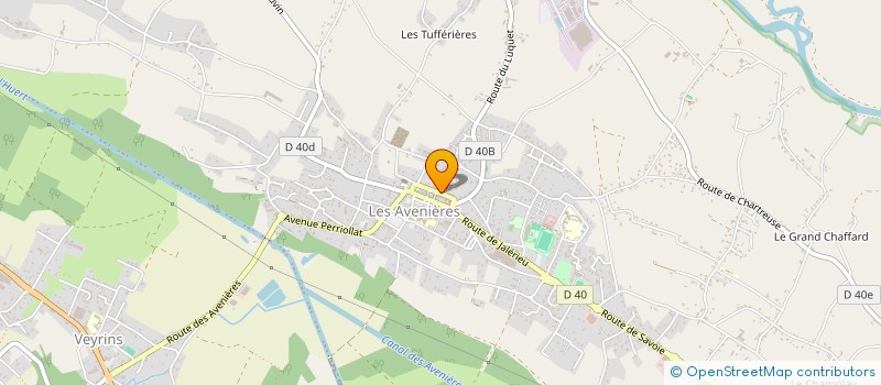 localisation de l'entreprise OFFICE DE TOURISME  LES AVENIERES VEYRINS-THUELLIN