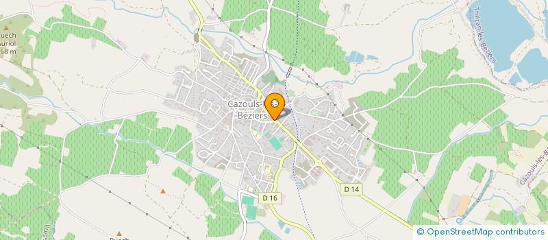 localisation de l'entreprise OFFICE DE TOURISME à CAZOULS-LES-BEZIERS