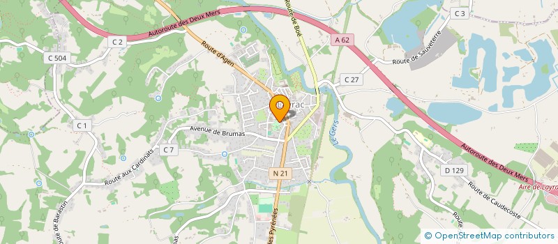 localisation de l'entreprise OFFICE DE TOURISME  LAYRAC