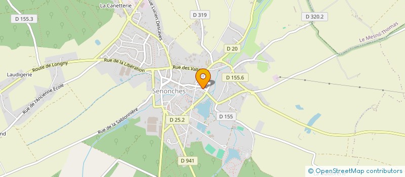 localisation de l'entreprise OFFICE DE TOURISME à SENONCHES