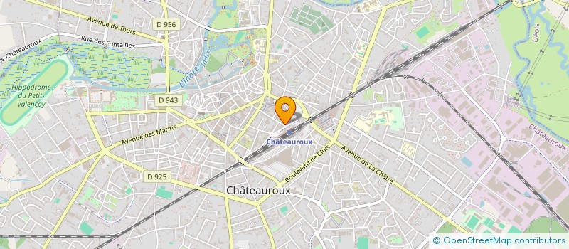 localisation de l'entreprise OFFICE DE TOURISME à CHATEAUROUX