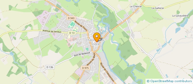localisation de l'entreprise OFFICE DE TOURISME à CHATILLON-SUR-INDRE