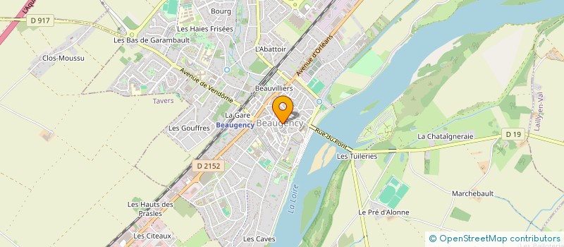 localisation de l'entreprise OFFICE DE TOURISME à BEAUGENCY
