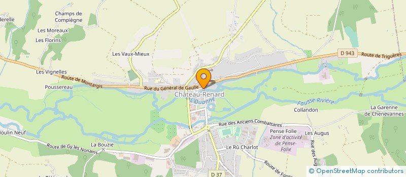 localisation de l'entreprise OFFICE DE TOURISME  CHATEAU-RENARD