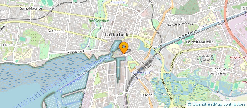 localisation de l'entreprise OFFICE DE TOURISME  LA ROCHELLE