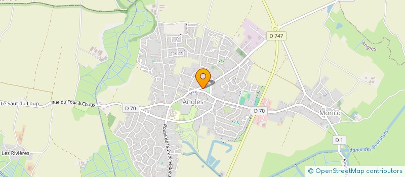 localisation de l'entreprise OFFICE DE TOURISME  ANGLES