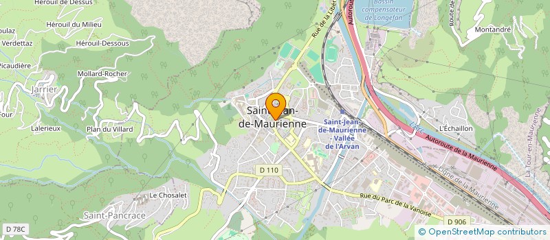 localisation de l'entreprise OFFICE DE TOURISME COEUR DE MAURIENNE ARVAN à SAINT-JEAN-DE-MAURIENNE