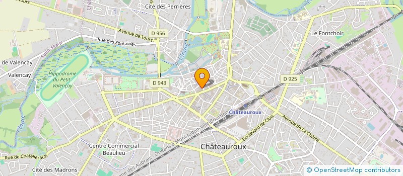 localisation de l'entreprise OFFICE DE TOURISME COMMUNAUTAIRE à CHATEAUROUX