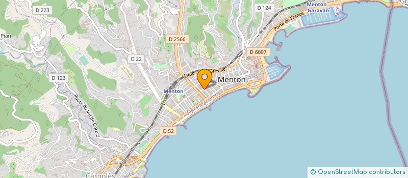 localisation de l'entreprise OFFICE DE TOURISME COMMUNAUTAIRE MENTON RIVIERA & MERVEILLES à MENTON
