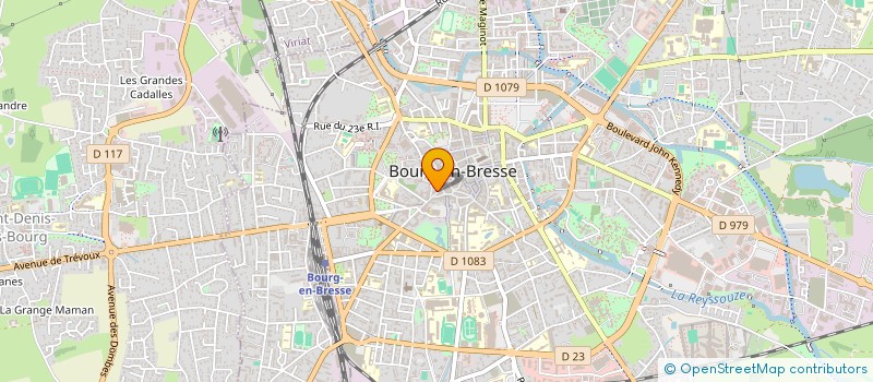 localisation de l'entreprise OFFICE DE TOURISME DE BOURG EN BRESSE à BOURG-EN-BRESSE