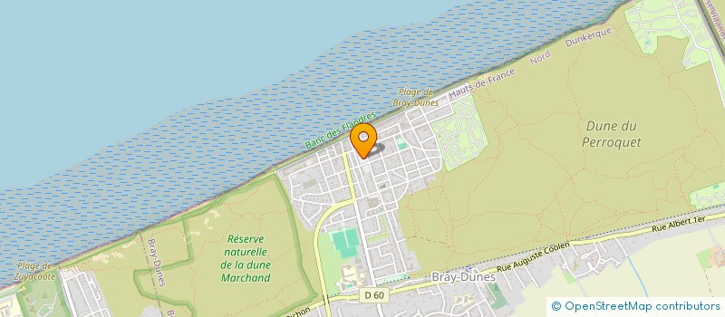 localisation de l'entreprise OFFICE DE TOURISME DE BRAY-DUNES  BRAY-DUNES