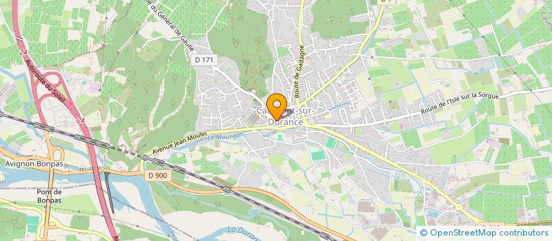 localisation de l'entreprise OFFICE DE TOURISME DE CAUMONT SUR DURANCE  CAUMONT-SUR-DURANCE