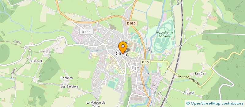 localisation de l'entreprise OFFICE DE TOURISME DE CLUNY ET DU CLUNISOIS à CLUNY
