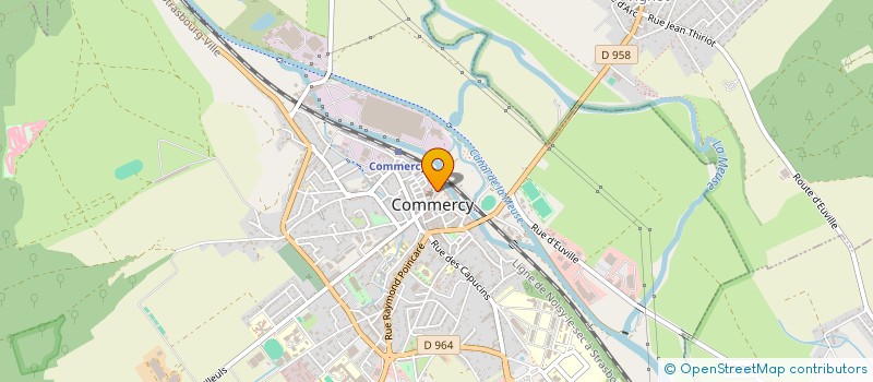 localisation de l'entreprise OFFICE DE TOURISME DE COMMERCY EUVILLE  COMMERCY