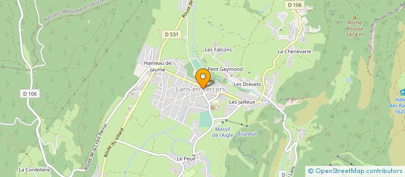 localisation de l'entreprise OFFICE DE TOURISME DE CORRENCON à CORRENCON-EN-VERCORS