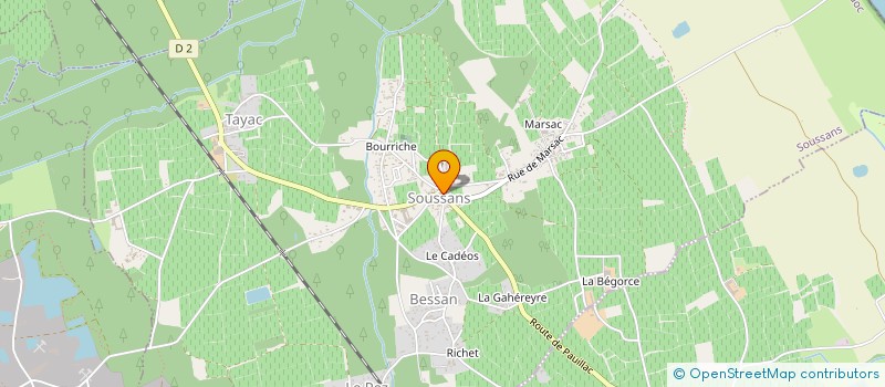 localisation de l'entreprise OFFICE DE TOURISME DE CUSSAC  CUSSAC-FORT-MEDOC