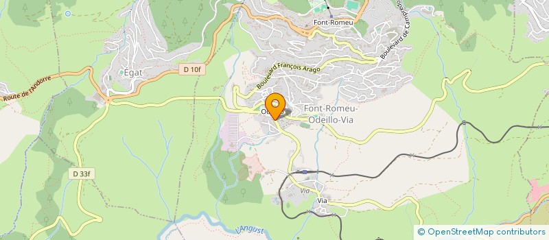 localisation de l'entreprise OFFICE DE TOURISME DE FONT-ROMEU à FONT-ROMEU-ODEILLO-VIA