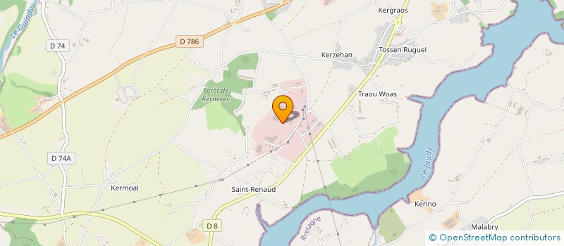 localisation de l'entreprise OFFICE DE TOURISME DE LA COTE DES AJONCS  MINIHY-TREGUIER