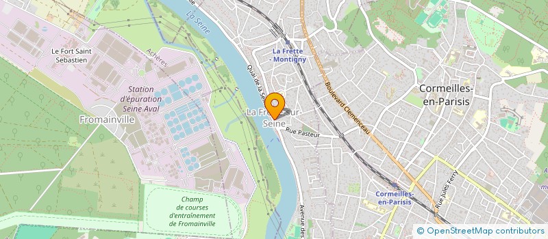 localisation de l'entreprise OFFICE DE TOURISME DE LA FRETTE  LA FRETTE-SUR-SEINE