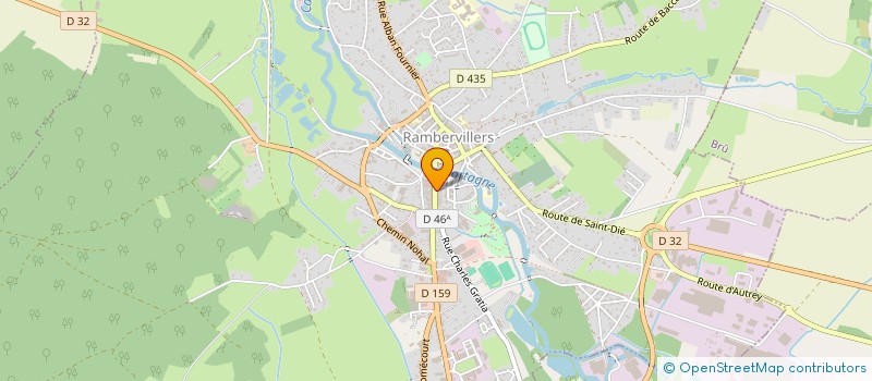 localisation de l'entreprise OFFICE DE TOURISME DE LA REGION DE RAMBERVILLERS  RAMBERVILLERS