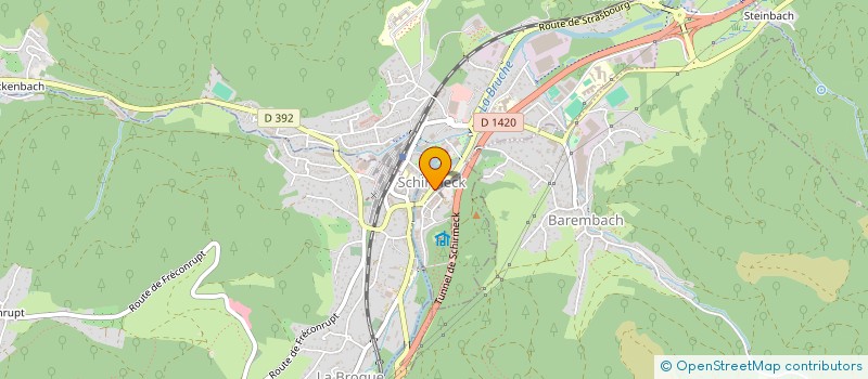localisation de l'entreprise OFFICE DE TOURISME DE LA VALLEE DE LA BRUCHE à SCHIRMECK
