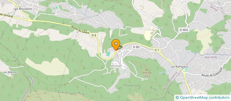 localisation de l'entreprise OFFICE DE TOURISME DE MIMET  MIMET