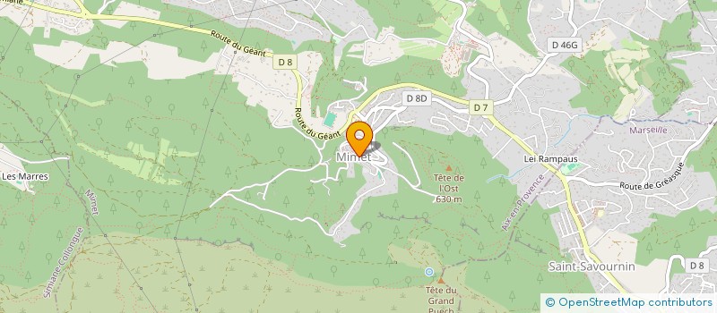 localisation de l'entreprise OFFICE DE TOURISME DE MIMET  MIMET