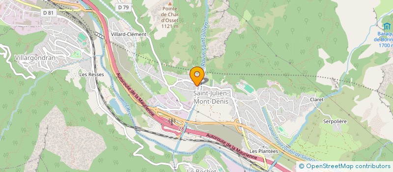 localisation de l'entreprise OFFICE DE TOURISME DE MONTRICHER ALBANNE ET DE SA STATION DES KARELLIS  MONTRICHER-ALBANNE