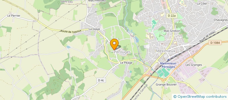 localisation de l'entreprise OFFICE DE TOURISME DE PEROUGES  PEROUGES