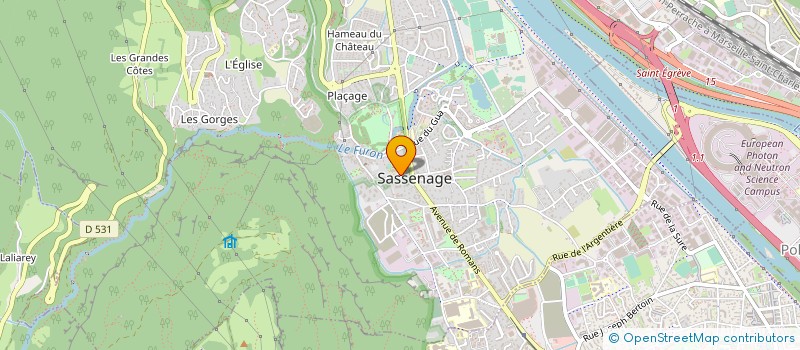 localisation de l'entreprise OFFICE DE TOURISME DE SASSENAGE  SASSENAGE