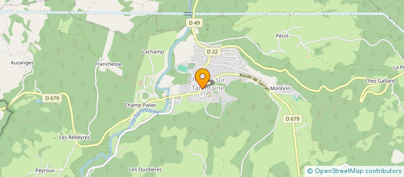 localisation de l'entreprise OFFICE DE TOURISME DE SUMENE ARTENSE à CHAMPS-SUR-TARENTAINE-MARCHAL