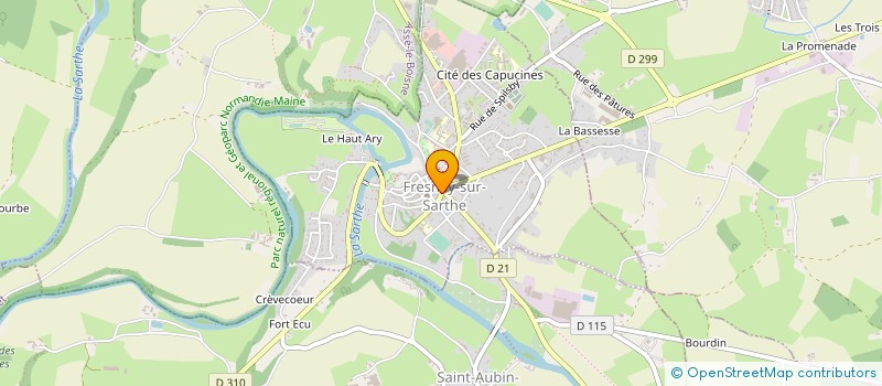 localisation de l'entreprise OFFICE DE TOURISME DES ALPES MANCELLES à FRESNAY-SUR-SARTHE