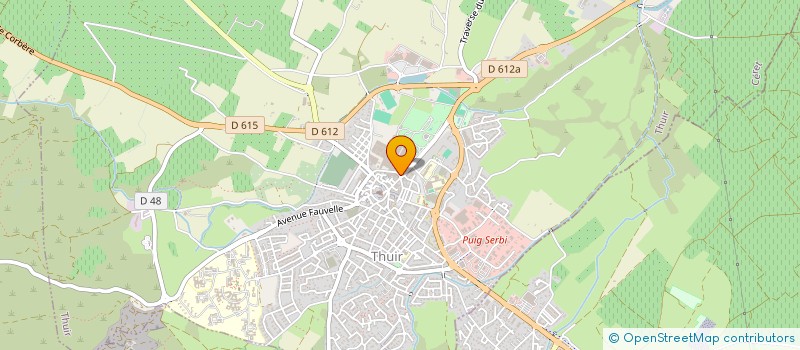 localisation de l'entreprise OFFICE DE TOURISME DES ASPRES ET DE THUIR  THUIR