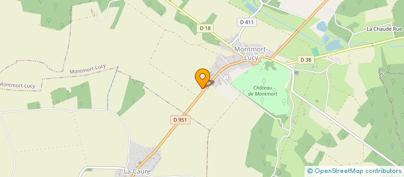 localisation de l'entreprise OFFICE DE TOURISME DES PAYSAGES DE LA CHAMPAGNE  MONTMORT-LUCY