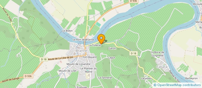 localisation de l'entreprise OFFICE DE TOURISME DU BRANNAIS  BRANNE