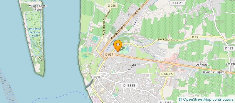 localisation de l'entreprise OFFICE DE TOURISME DU CANTON DE BLAYE  BLAYE