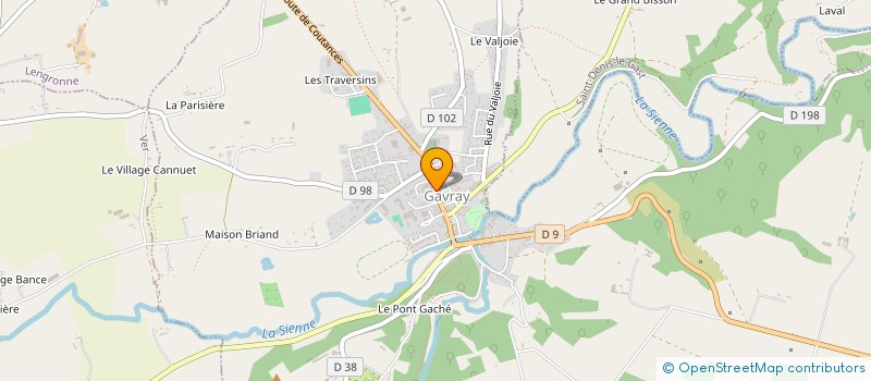 localisation de l'entreprise OFFICE DE TOURISME DU CANTON DE GAVRAY à GAVRAY-SUR-SIENNE