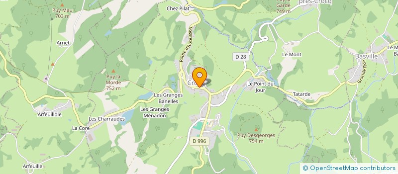 localisation de l'entreprise OFFICE DE TOURISME DU HT PAYS MARCHOIS à CROCQ
