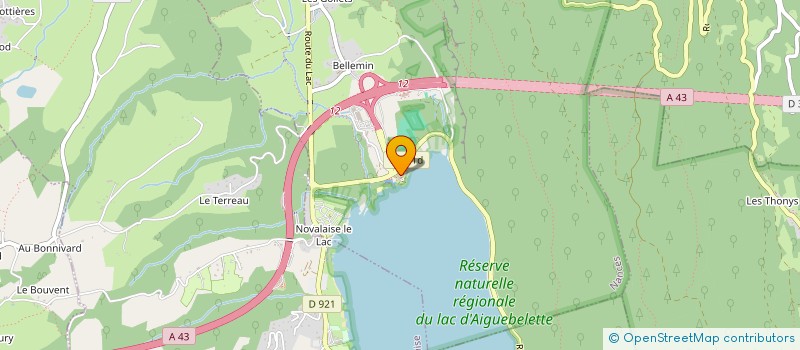 localisation de l'entreprise OFFICE DE TOURISME DU LAC D'AIGUEBELETTE à NANCES