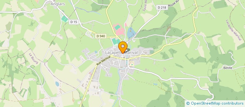 localisation de l'entreprise OFFICE DE TOURISME DU PAYS  LACAPELLE-MARIVAL