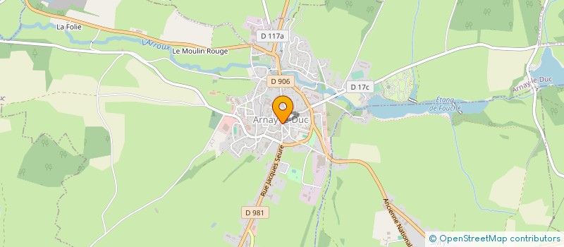 localisation de l'entreprise OFFICE DE TOURISME DU PAYS D ARNAY COTE D OR à ARNAY-LE-DUC
