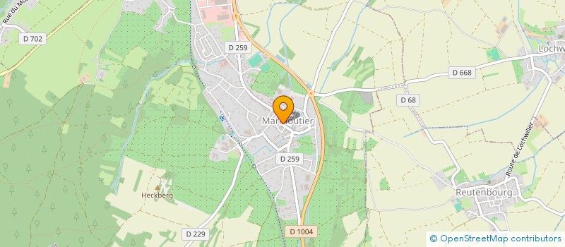 localisation de l'entreprise OFFICE DE TOURISME DU PAYS DE MARMOUTIER  MARMOUTIER