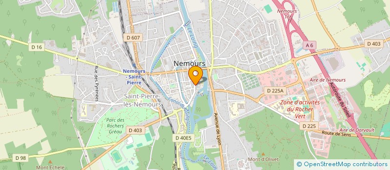 localisation de l'entreprise OFFICE DE TOURISME DU PAYS DE NEMOURS à NEMOURS