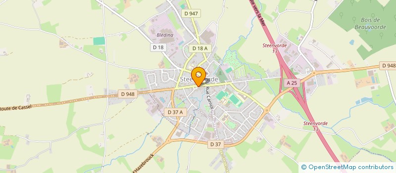 localisation de l'entreprise OFFICE DE TOURISME DU PAYS DES GEANTS  STEENVOORDE