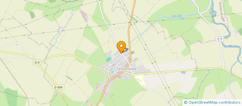 localisation de l'entreprise OFFICE DE TOURISME DU PAYS DU SAINTOIS  TANTONVILLE