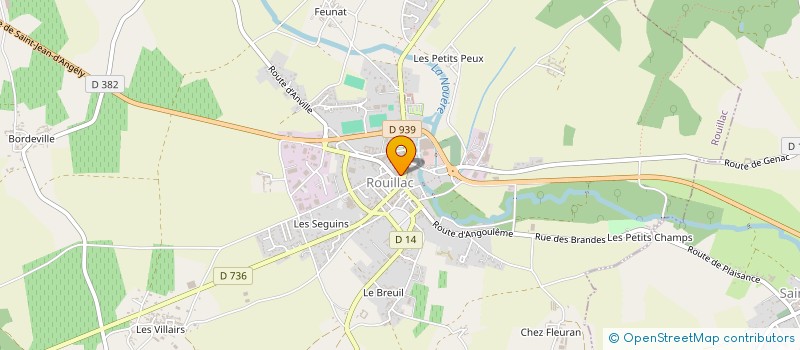 localisation de l'entreprise OFFICE DE TOURISME DU PAYS ROUILLACAIS à ROUILLAC