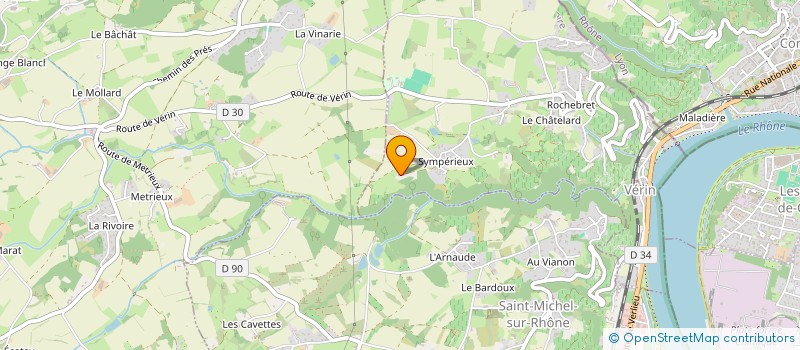 localisation de l'entreprise OFFICE DE TOURISME DU PILAT  PELUSSIN