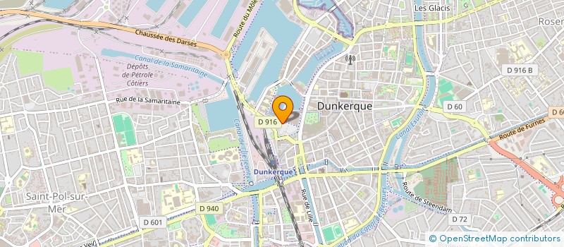 localisation de l'entreprise OFFICE DE TOURISME ET DES CONGRES COMMUNAUTAIRE DE DUNKERQUE à DUNKERQUE